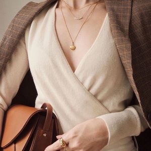 [New w/o Tag] Cashmere Wrap Sweater White from Everlane